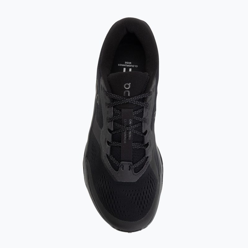 Herren-Laufschuhe On Cloudrunner 3 Wide black/black 5