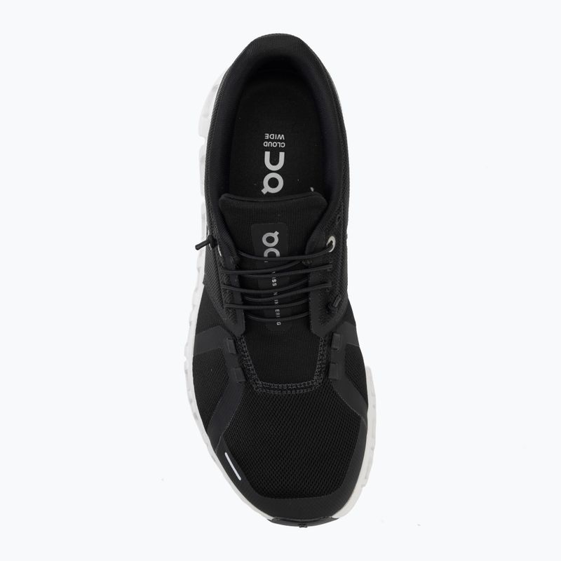 Herrenschuhe On Cloud 6 Wide black/white 5