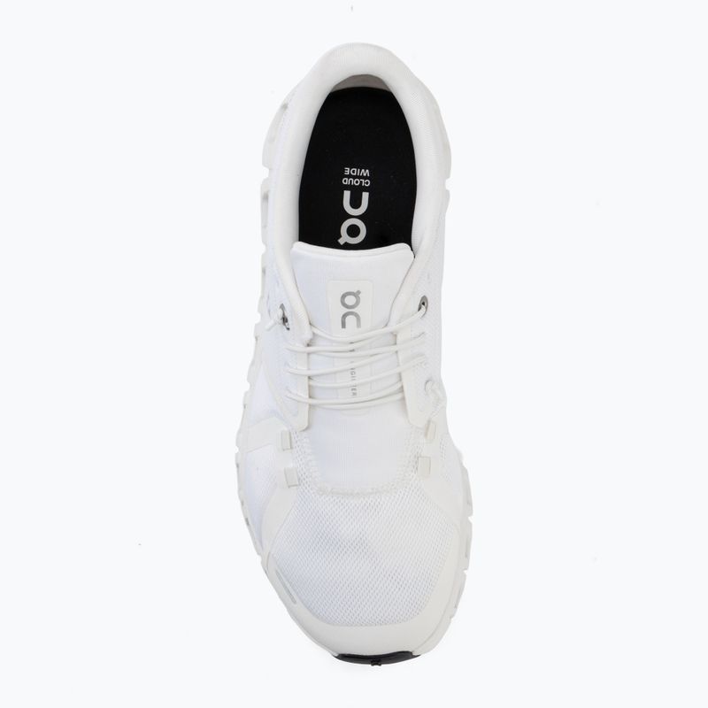Herrenschuhe On Cloud 6 Wide white/white 5