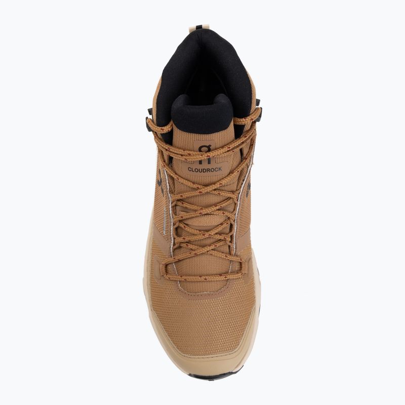 Damenschuhe On Cloudrock Mid Waterproof sphinx/sand 5
