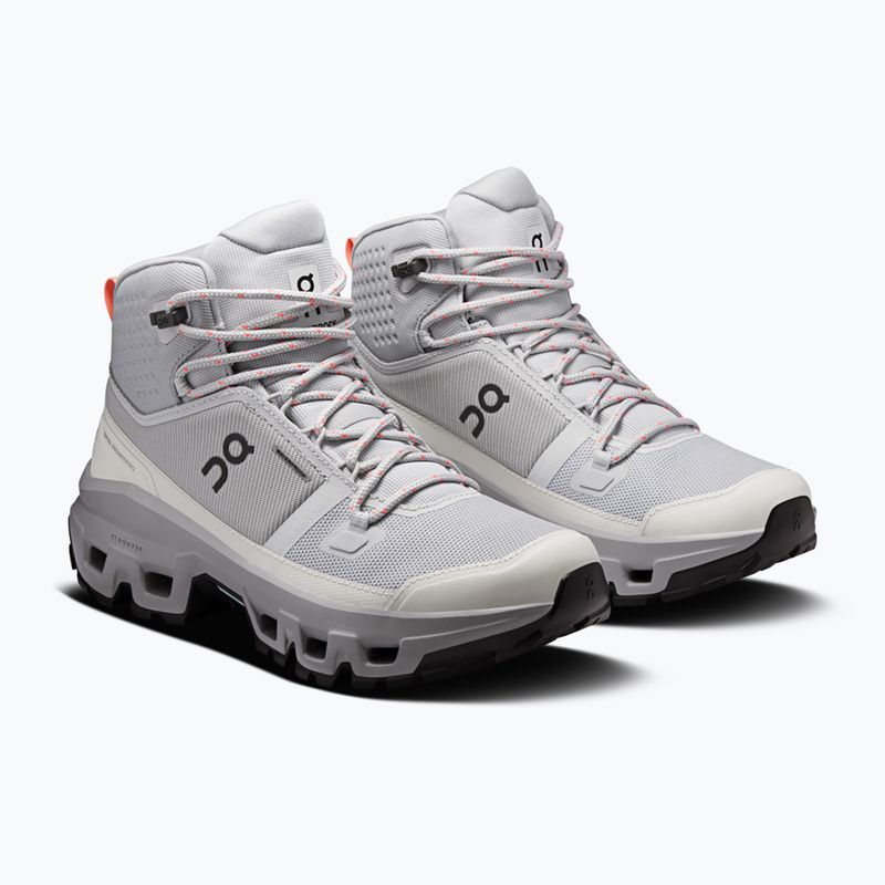 Damen-Wanderschuhe On Cloudrock Mid Waterproof glacier/alloy 2