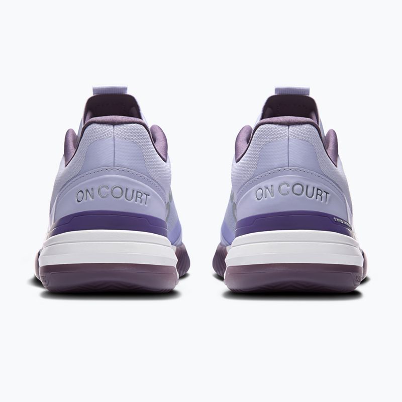 Damen-Tennisschuhe On Running The Roger Advantage Pro Clay W thistle/dawberry 4