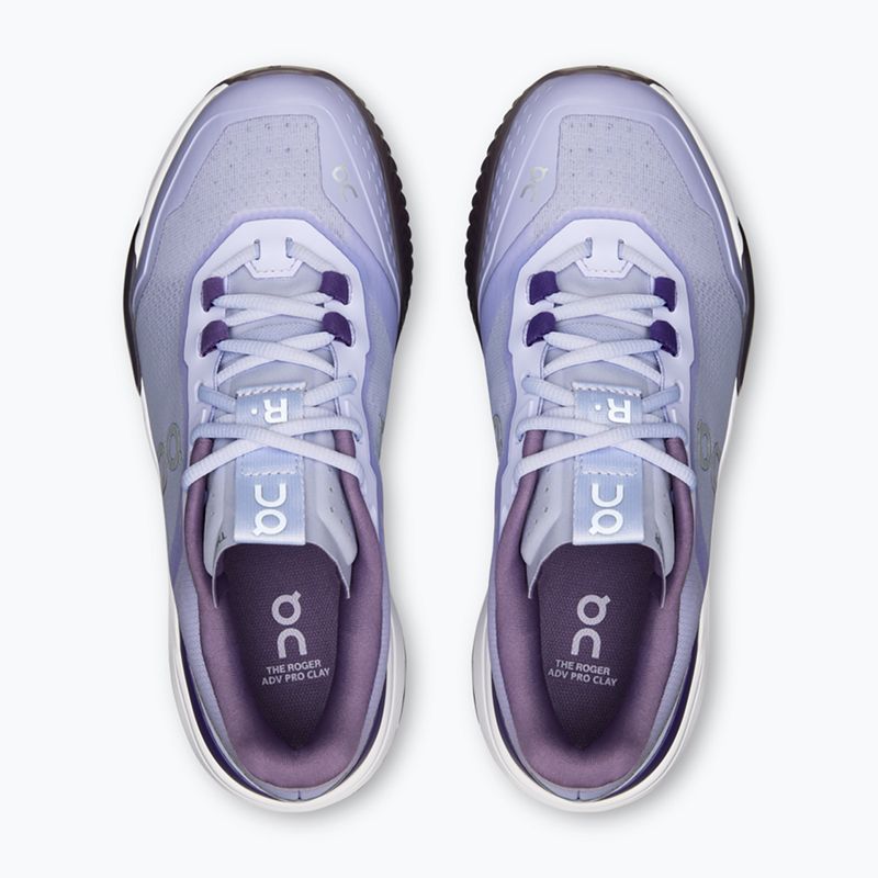 Damen-Tennisschuhe On Running The Roger Advantage Pro Clay W thistle/dawberry 6