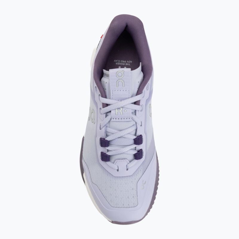 Damen-Tennisschuhe On Running The Roger Advantage Pro Clay W thistle/dawberry 5