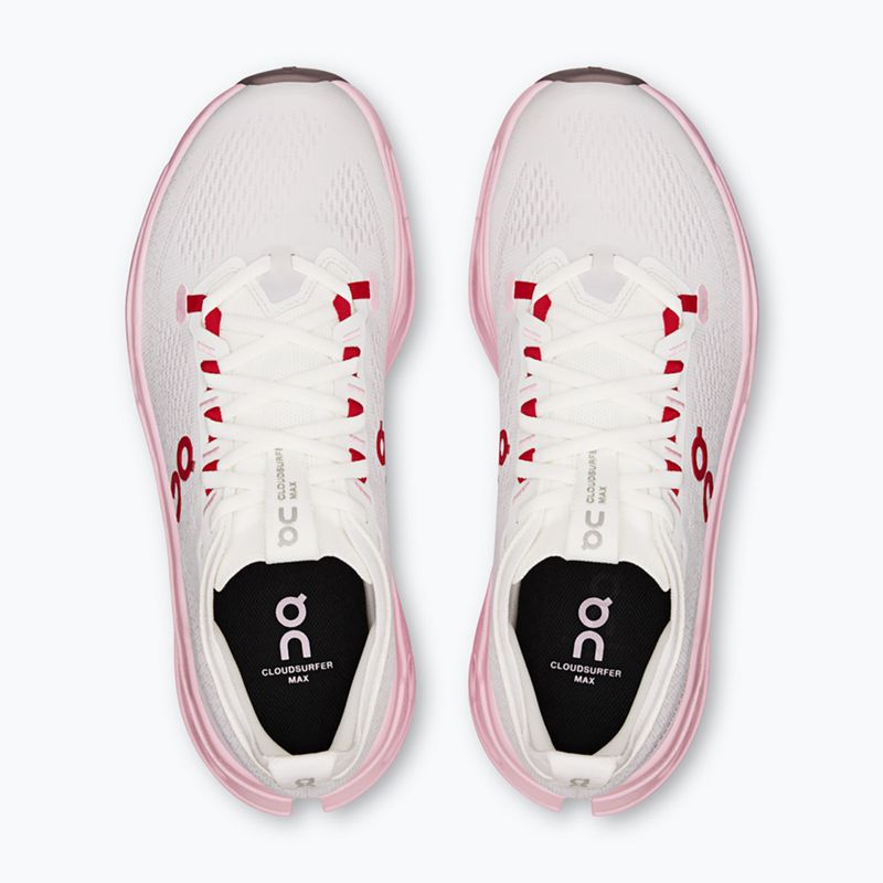 Damen-Laufschuhe On Cloudsurfer Max ivory/peony 6