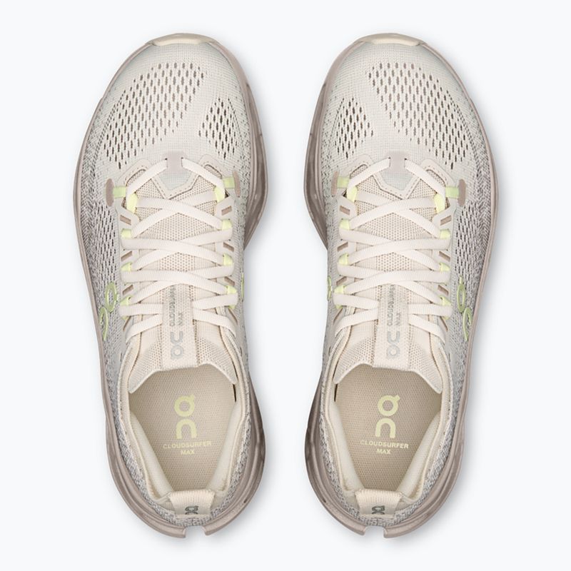 Damen-Laufschuhe On Cloudsurfer Max pelican/limelight 4
