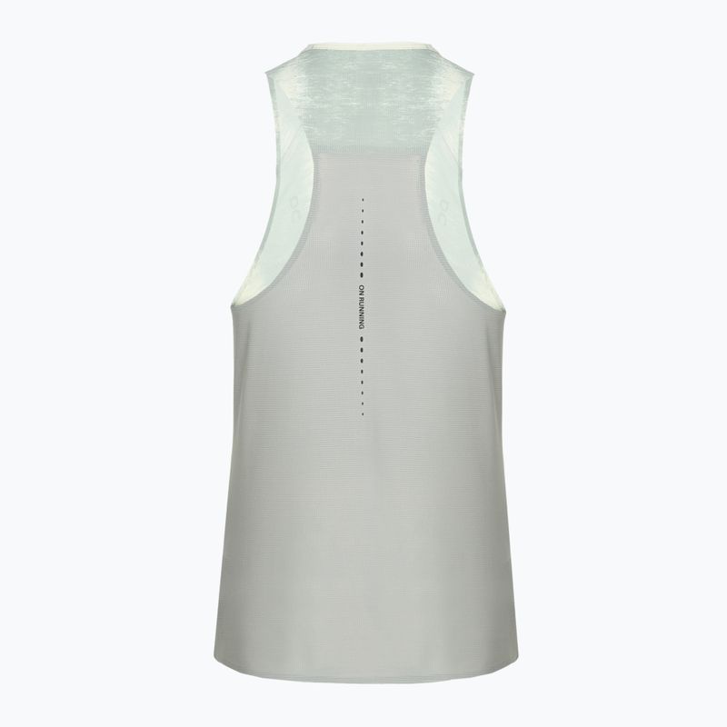 Damen-Lauf-Tanktop On Performance Tank Terra seedling/tin 2