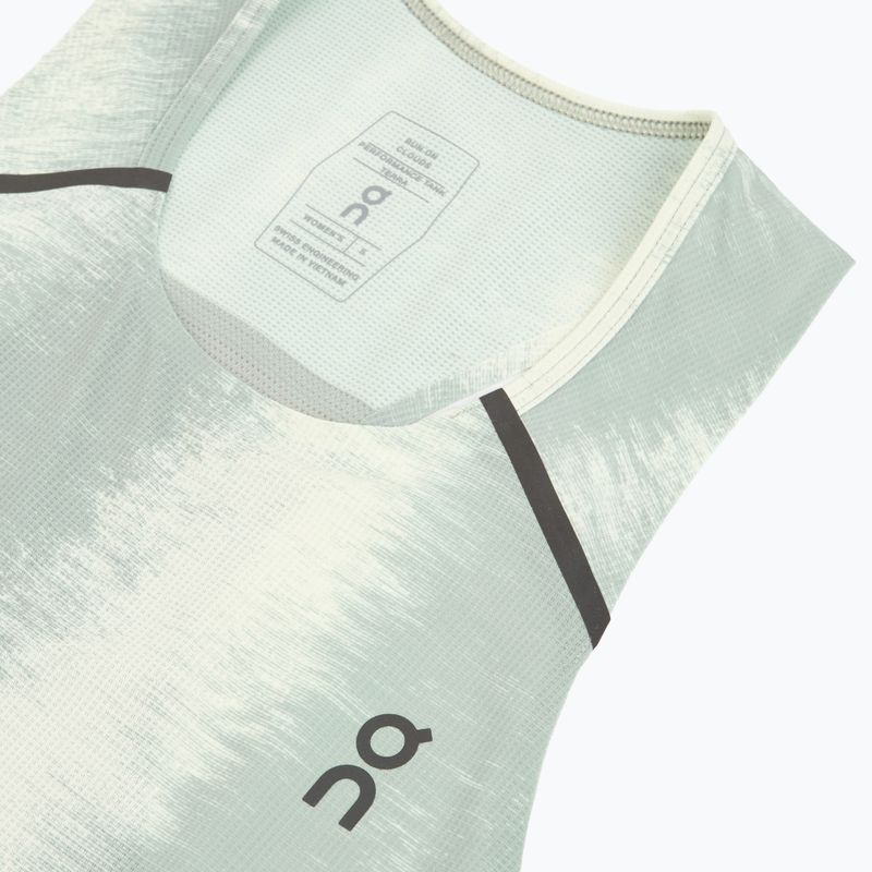 Damen-Lauf-Tanktop On Performance Tank Terra seedling/tin 3