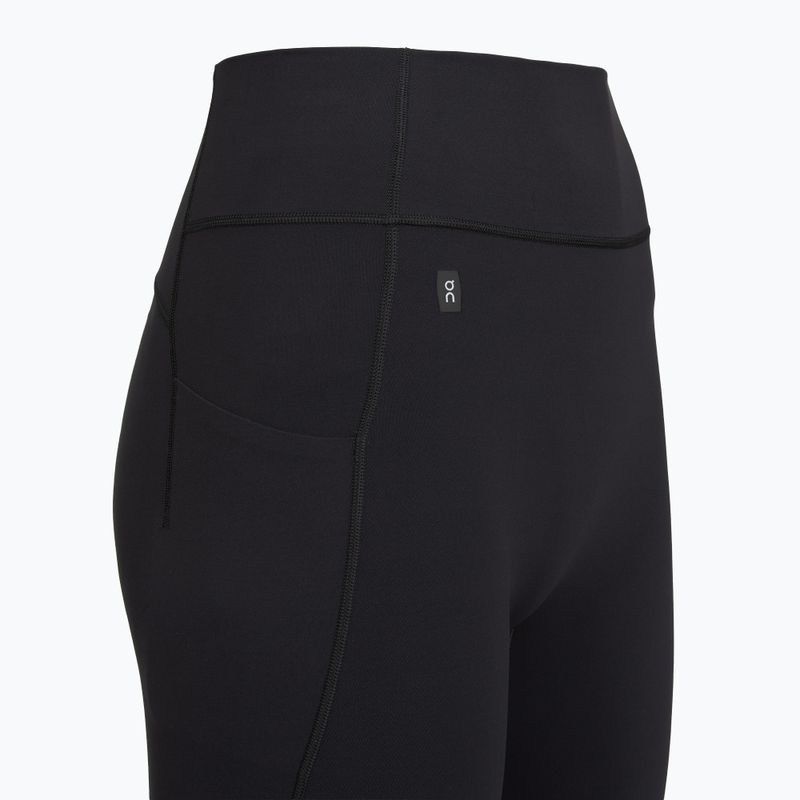 Damen-Trainingsshorts On Studio Tights black 3