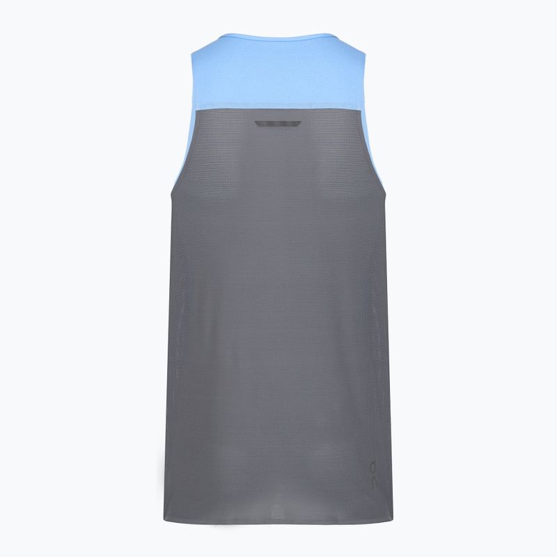 Herren-Laufshirt On Performance Tank gourami/rock 2