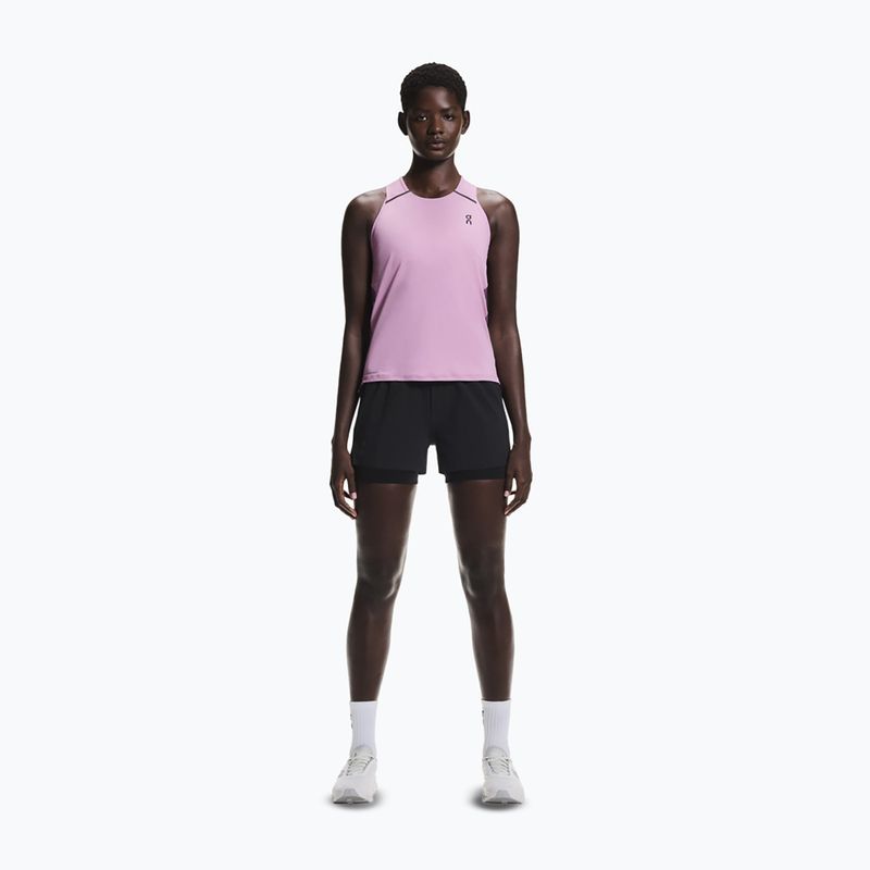 Damen-Laufshirt On Performance Tank sakura/dewberry 2