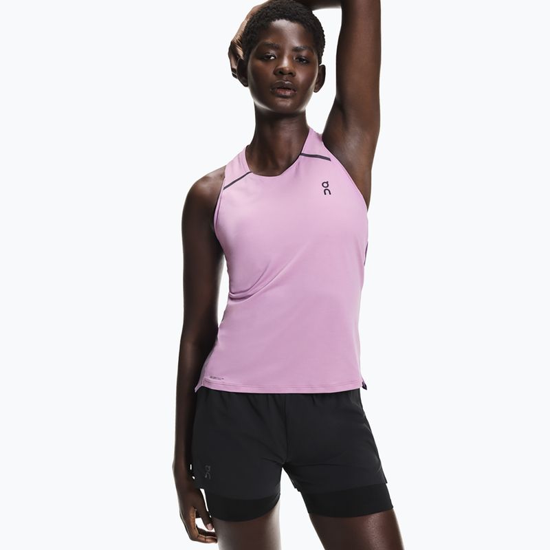 Damen-Laufshirt On Performance Tank sakura/dewberry 4