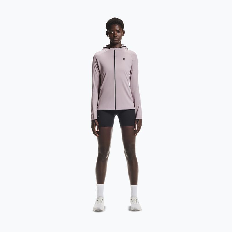 Damen-Laufhoodie On Climate Zip Hoodie heron 2