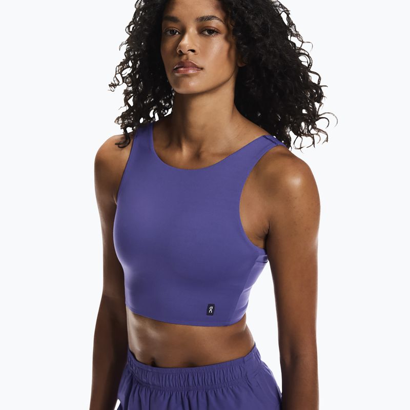 Damen-Lauf-Top On Core 2-in-1 Crop twilight 4