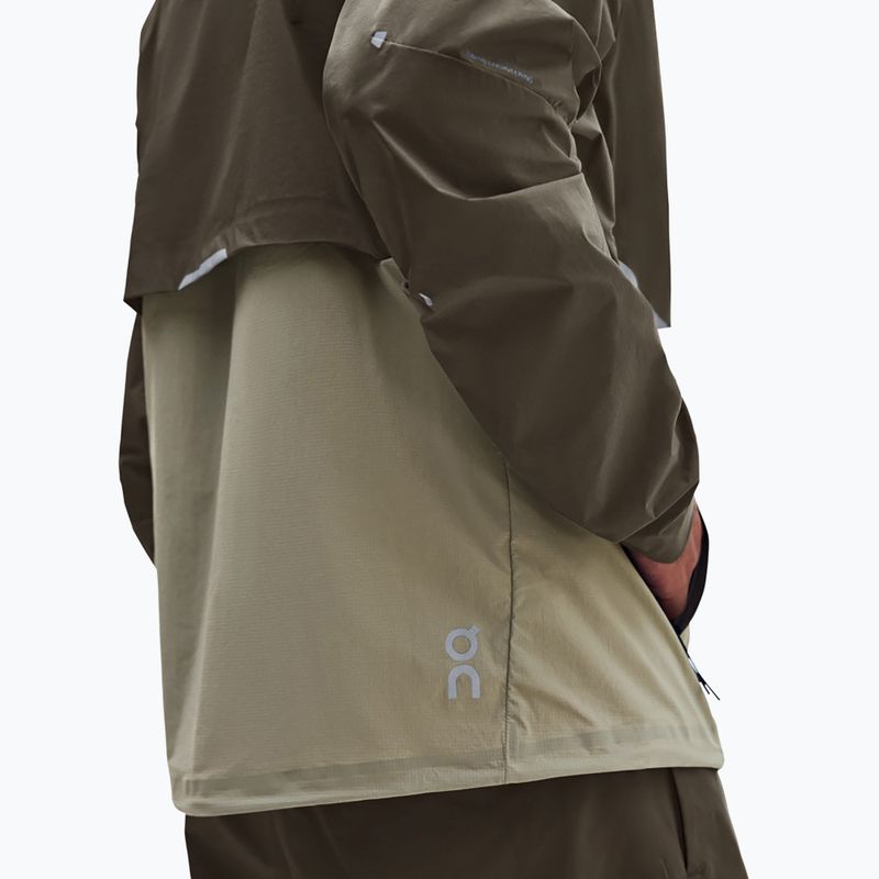 Laufjacke für Herren On Core bark/vetiver 8
