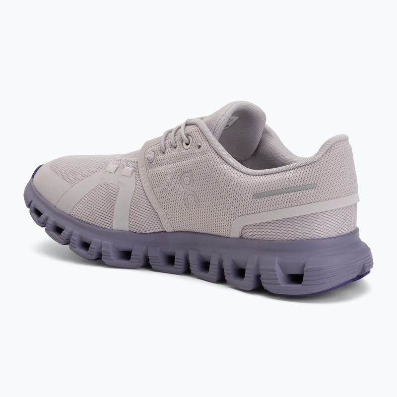 Damen-Schuhe On Cloud 6 ether/tyrian 3