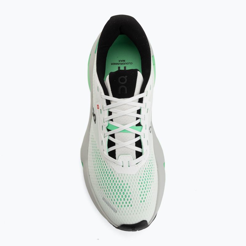 Herren-Laufschuhe On Cloudrunner 3 Max white/verdite 5