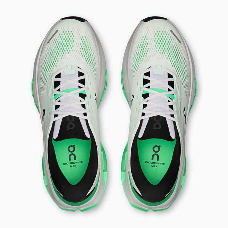 Herren-Laufschuhe On Cloudrunner 3 Max white/verdite 3