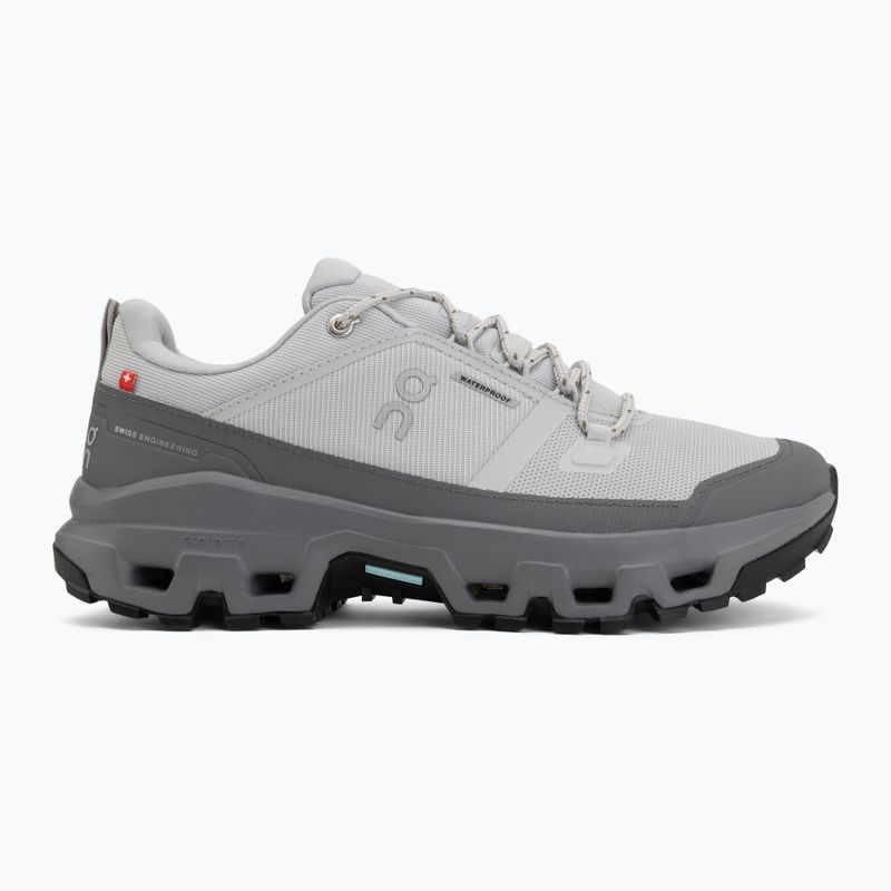 Herren-Wanderschuhe On Cloudrock Low Waterproof glacier/rock 2