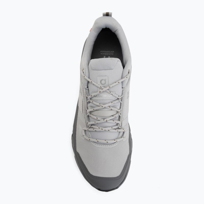Herren-Wanderschuhe On Cloudrock Low Waterproof glacier/rock 5