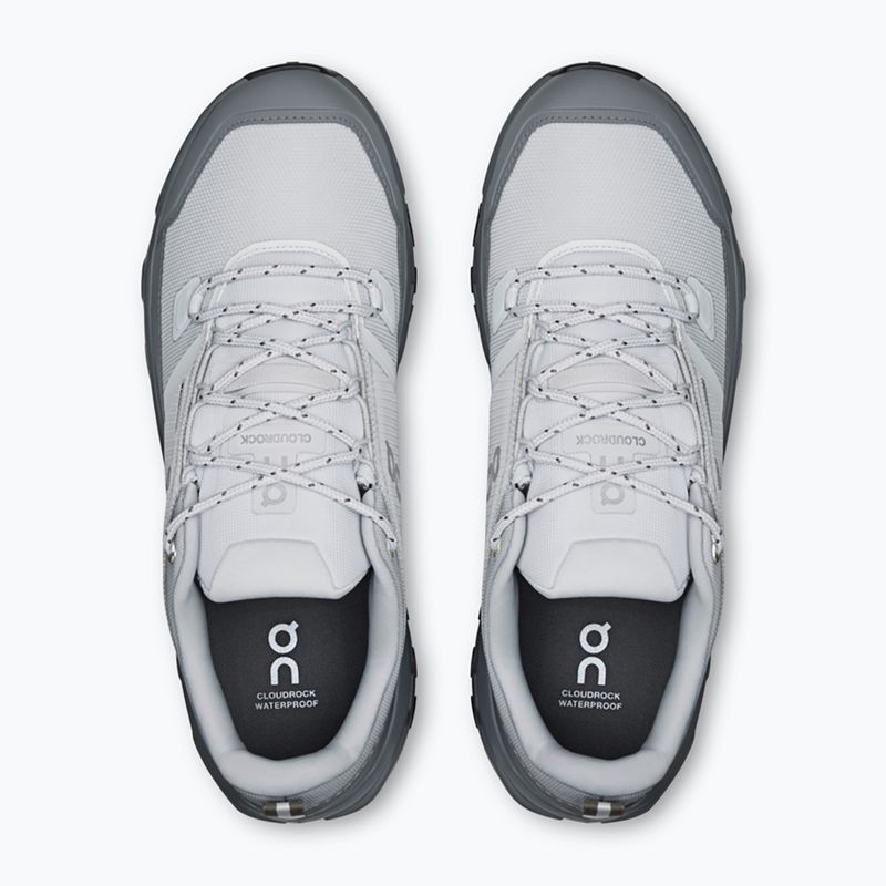 Herren-Wanderschuhe On Cloudrock Low Waterproof glacier/rock 3