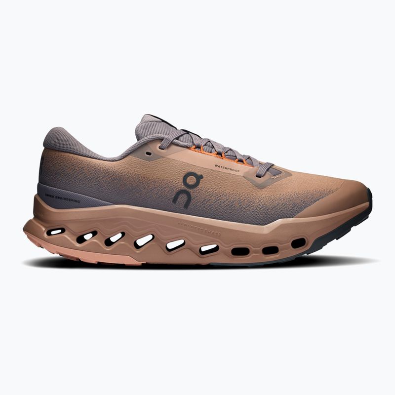 Herren-Laufschuhe On Cloudsurfer Trail 2 Waterproof portobello/pebble