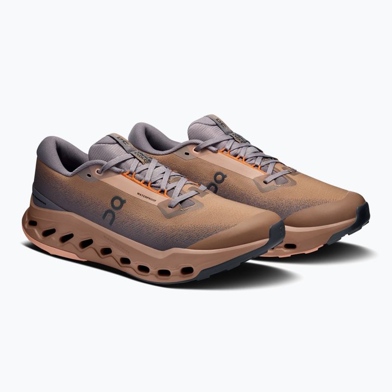 Herren-Laufschuhe On Cloudsurfer Trail 2 Waterproof portobello/pebble 3