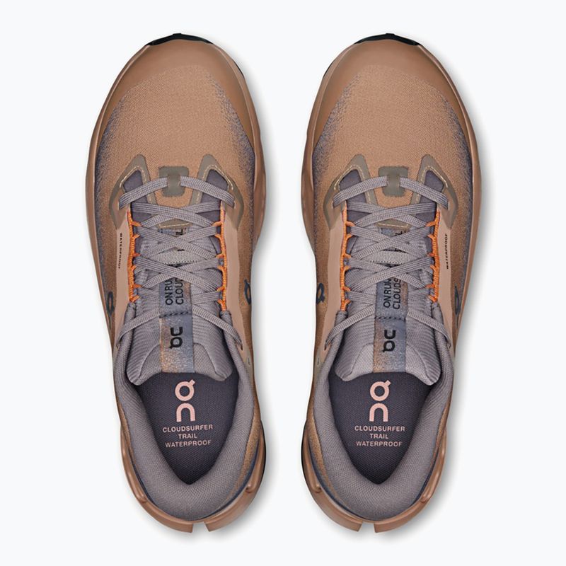 Herren-Laufschuhe On Cloudsurfer Trail 2 Waterproof portobello/pebble 6