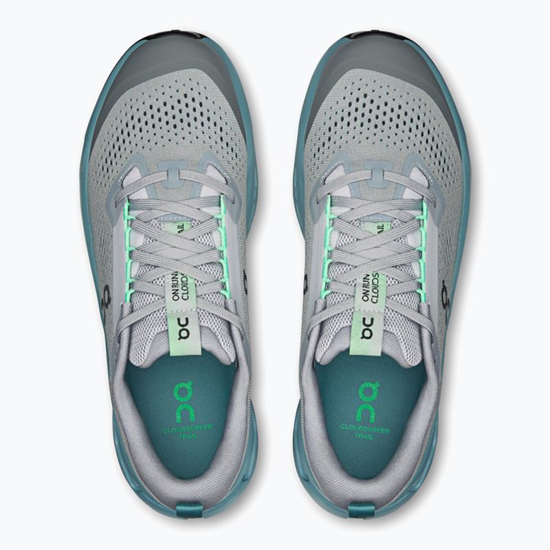 Herren-Laufschuhe On Cloudsurfer Trail 2 platinum/tide 6