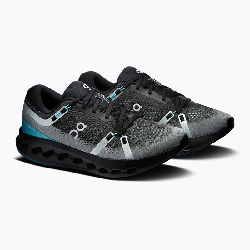 Herren-Laufschuhe On Cloudsurfer 2 black/flurry 2