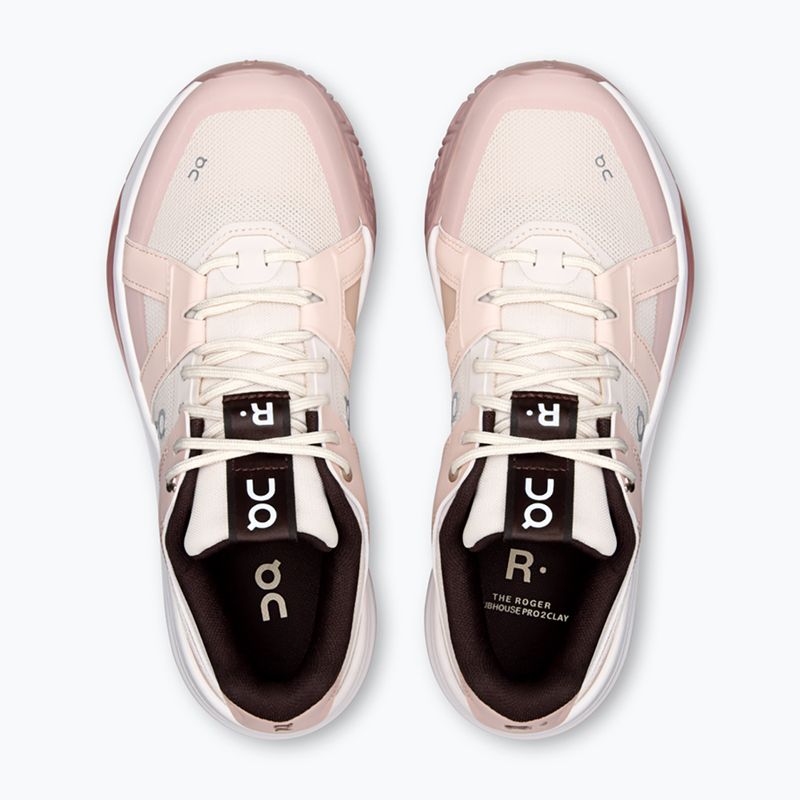 Damen Tennisschuhe On The Roger Clubhouse Pro 2 Clay oyster/doe 6