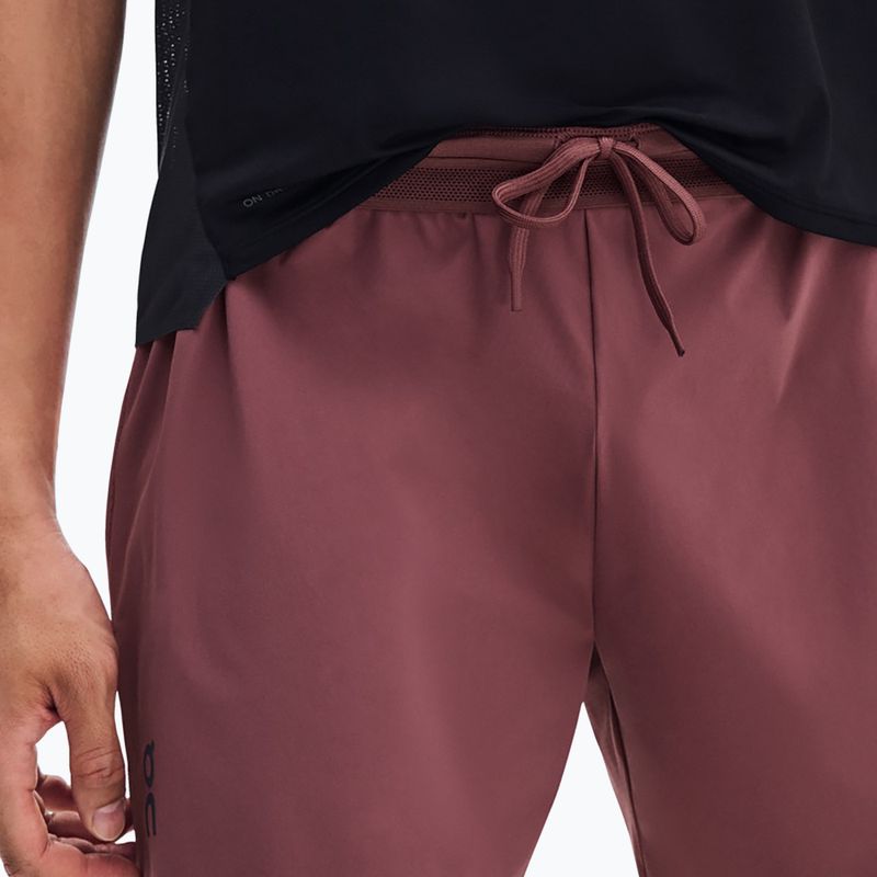 Herren-Laufshorts On 5" Performance barberry 5