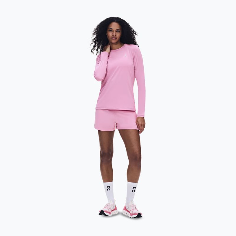 Damen-Laufshirt mit langen Ärmeln On Core Long-T bubblegum 2