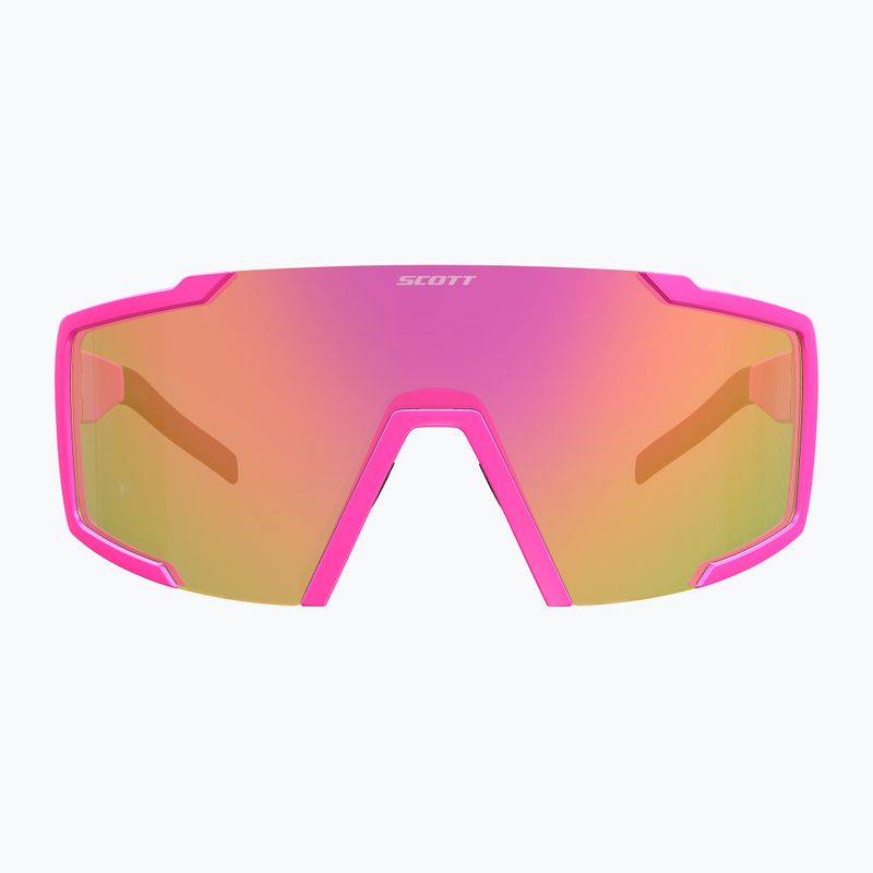 SCOTT Shield Compact Sonnenbrille in rosa/rosa Chrom 2