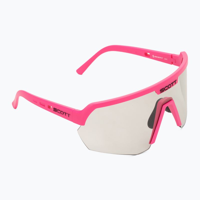 SCOTT Sport Shield LS Säure rosa/grau lichtempfindliche Sonnenbrille