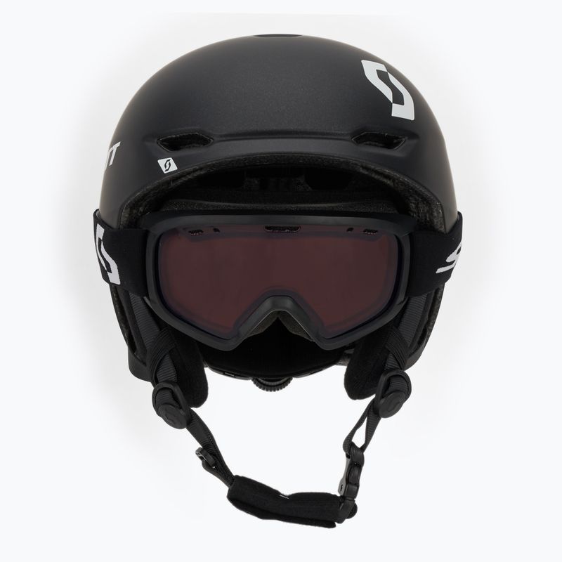 Kinder-Skihelm SCOTT Keeper 2 + Skibrille Witty stealth black 2