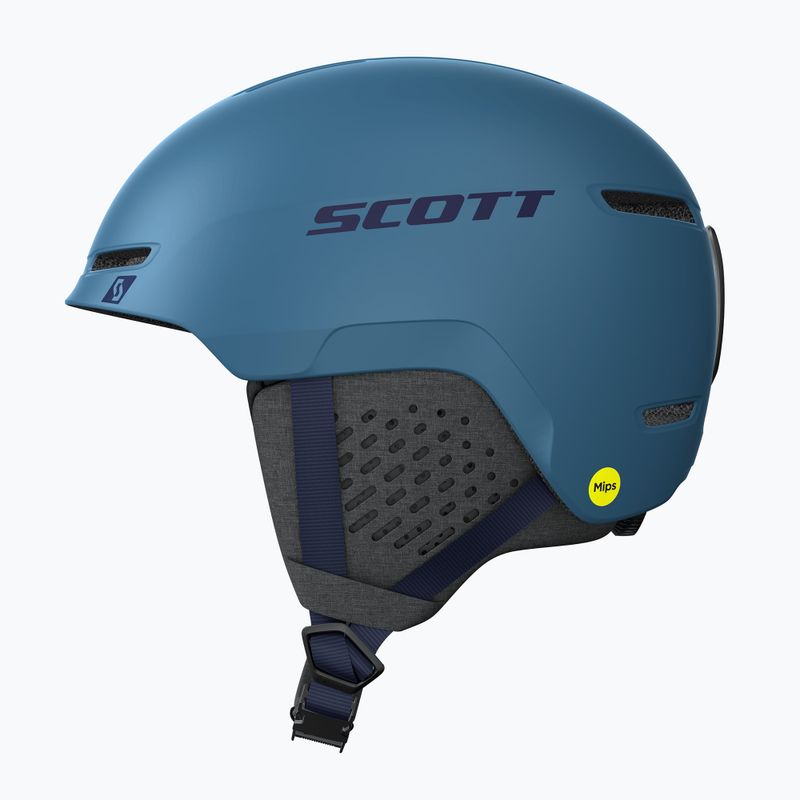 SCOTT Track Plus Skihelm fest blau 2