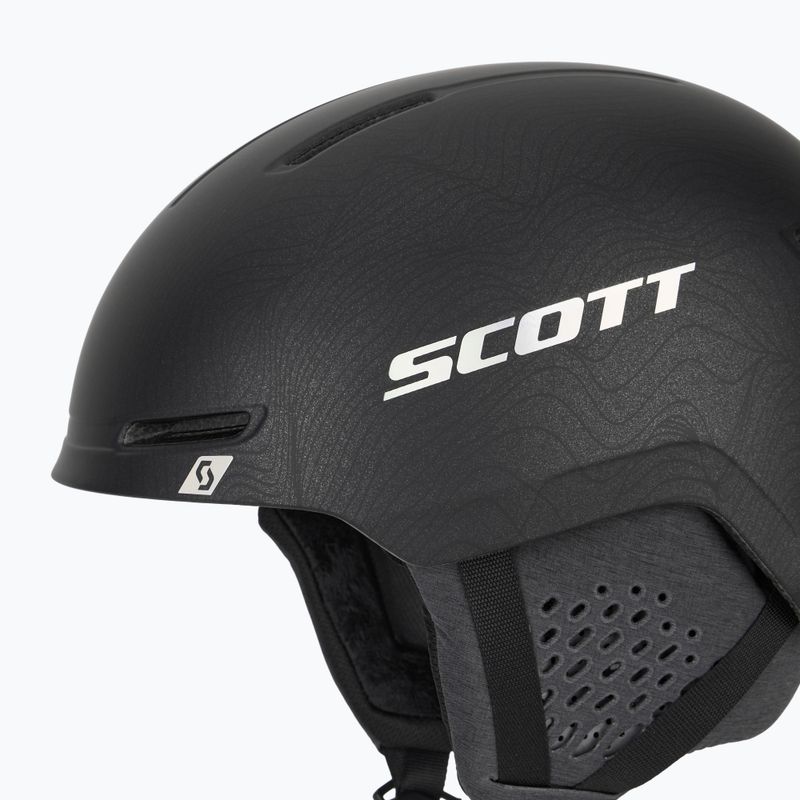 Skihelm SCOTT Track Plus granite black/holo grey 7