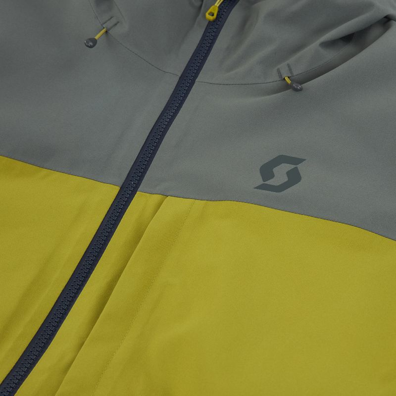 Skijacke Herren SCOTT Ultimate Dryo 10 shadow grey/meadow green 3