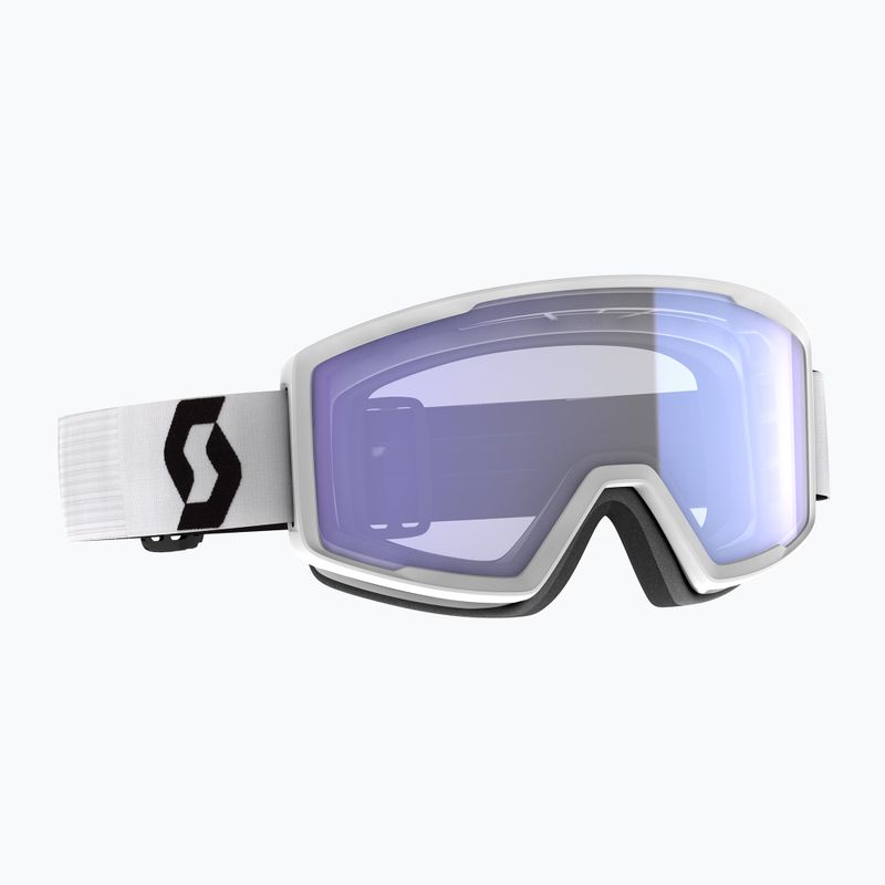 SCOTT Factor Pro mineral weiß/schwarz/ illuminator blau chrom Skibrille