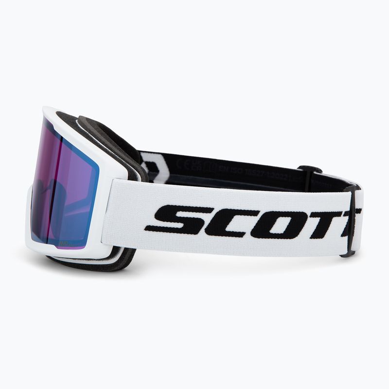 Skibrille SCOTT Factor Pro LS mineral white/black amp ls blue chrome 4