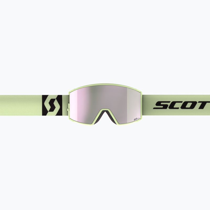 SCOTT React AMP Pro acid gelb/amp pro lavendel chrom/amp pro grün Skibrille 2