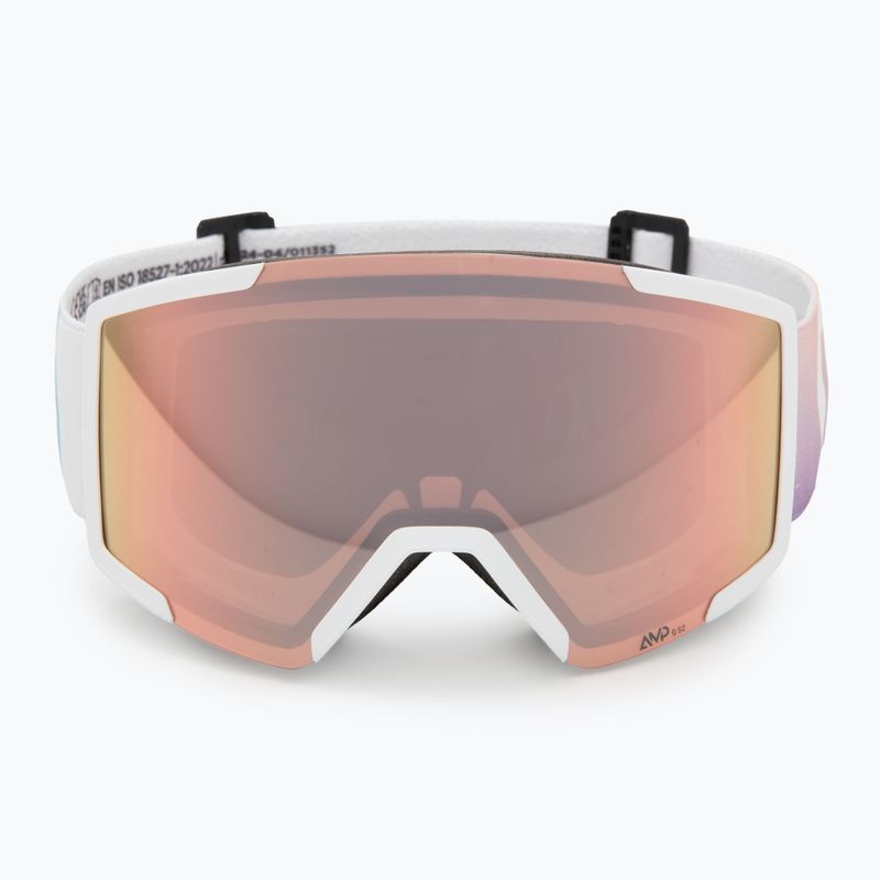 Skibrille SCOTT Shield white/soft pink/enhancer rose chrome 2