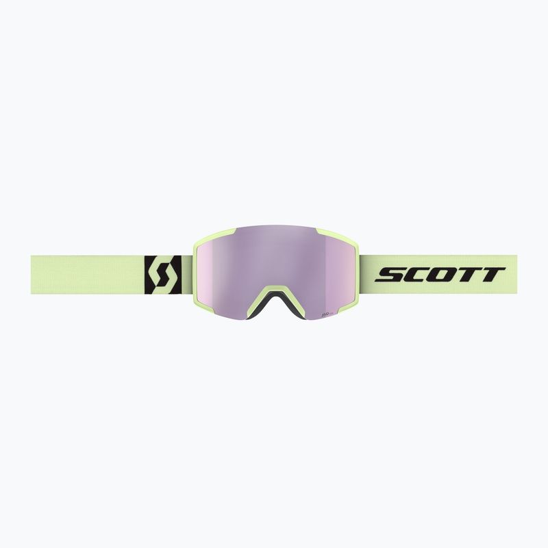 Skibrille SCOTT Shield AMP Pro acid yellow/amp pro lavender chrome 2