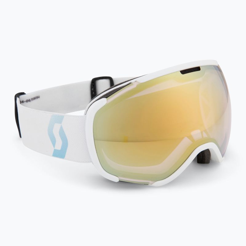 Skibrille SCOTT Faze II LS white/soft pink/light sensitive bronze chrome