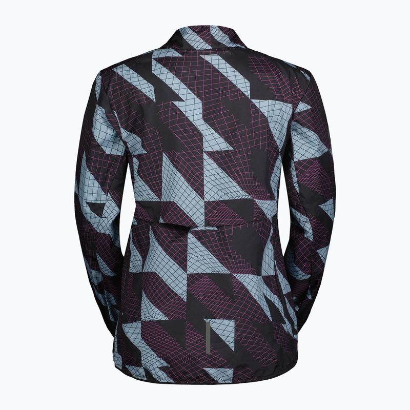 Windjacke Damen SCOTT Endurance Tech Windbreaker black/morning blue 2