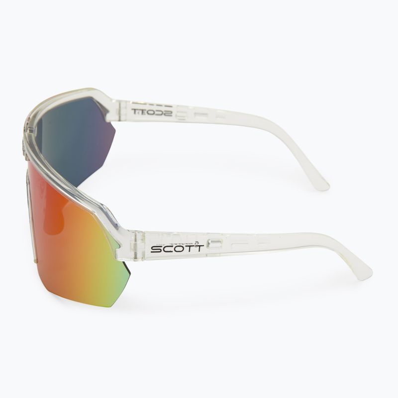 SCOTT Sport Shield Sonnenbrille transluzent/verchromt 4