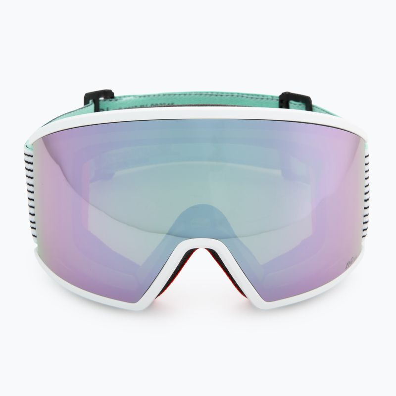 Skibrille SCOTT Ambit white/mint green/& lavender chrome 2