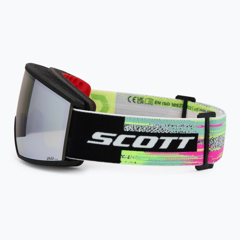 Skibrille SCOTT Ambit black/neon yellow/amp white chrome 4