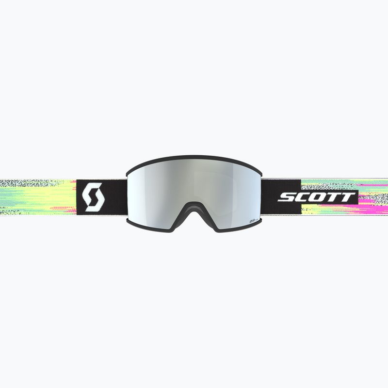 Skibrille SCOTT Ambit black/neon yellow/amp white chrome 2